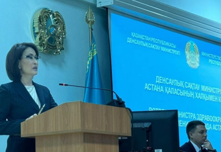 Денсаулық сақтау министрі Астана халқымен кездесті