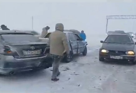 15 көлік соқтығысқан: Астана маңында болған ірі жол апатының мән-жайы айтылды