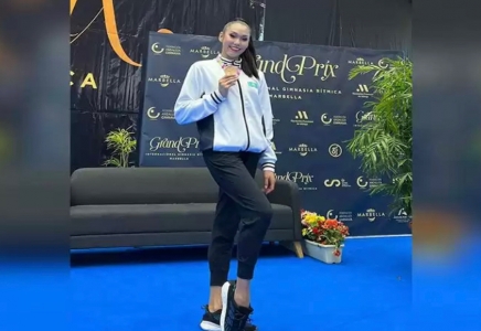 Эльжана Таниева көркем гимнастикадан Гран-при турнирінде қола жүлдегер атанды