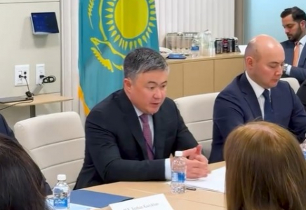 Тимур Сүлейменов АҚШ Сауда палатасының өкілдерімен дөңгелек үстел өткізді
