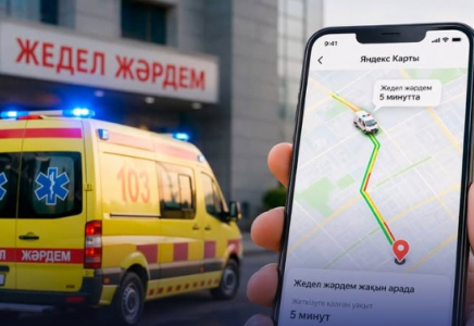 ШЫМКЕНТ: жедел жәрдемнің келуін картадан көруге болады 