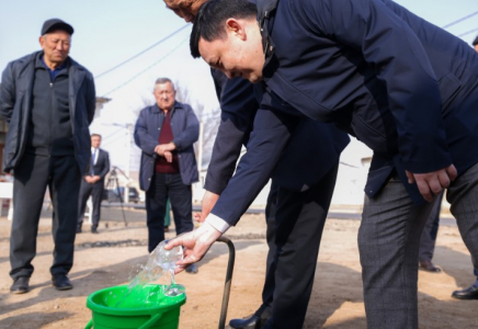 ​В ШЫМКЕНТЕ В ЖИЛОМ МАССИВЕ «АЙКӨЛ» ЗАПУСТИЛИ СИСТЕМУ ВОДОСНАБЖЕНИЯ