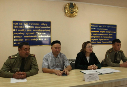 ТҮРКІСТАН: Ордабасыда сыбайлас жемқорлыққа қарсы жиын өтті 