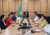ТҮРКІСТАН: Әйелдер арасында жұмыссыздықты азайту мәселесі қаралды