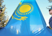 Президент Қасым-Жомарт Тоқаев Мемлекеттік ту көтеру рәсіміне қатысты