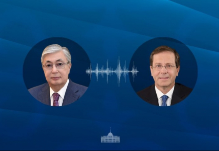 Қасым-Жомарт Тоқаев Израиль Мемлекетінің Президенті Ицхак Герцогпен телефон арқылы сөйлесті