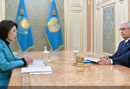 Президент Денсаулық сақтау министрі Ақмарал Әлназарованы қабылдады