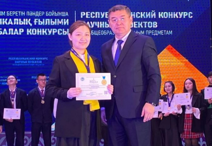 Түркістандық оқушылар республикалық сайыста жеңімпаз атанды