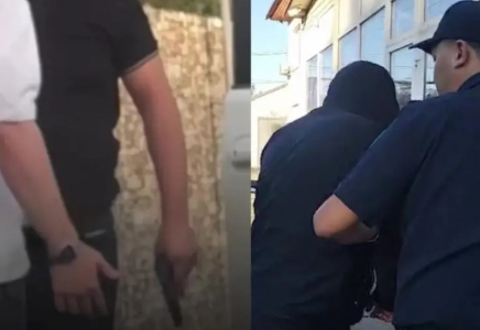 Алматыда ойыншық тапанша ұстаған ер адам жол бойында төбелес шығарған