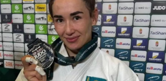 Әбиба Абужақынова дзюдодан әлем чемпионатының күміс жүлдегері атанды