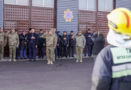 Түркістан облысында жаңа өрт сөндіру депосы ашылды