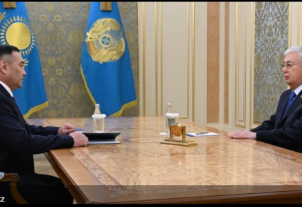 Мемлекет басшысы Ұлттық қауіпсіздік комитетінің төрағасы Ермек Сағымбаевты қабылдады