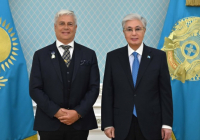 Мемлекет басшысы Халықаралық кинология федерациясының президенті Тамаш Яккельді қабылдады