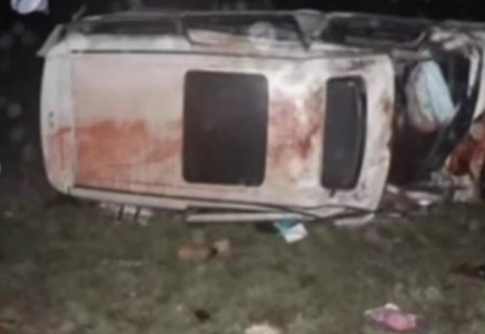 Павлодар облысында көлік жылқыны қағып, аударылып қалды