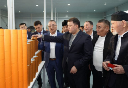 Түркістанда полиэтилен өнімдерін және скотч шығаратын зауыт ашылды