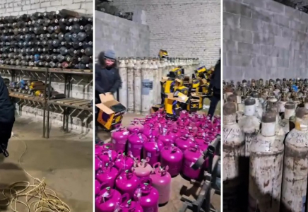 «Ресейден жеткен»: Ақтөбе полициясы аса ірі көлемде қауіпті азот тотығын тәркіледі