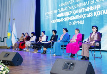 Түркістанда «Зорлық-зомбылықсыз қоғам» атты форум өтті