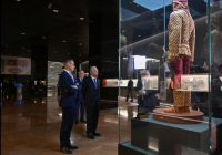 Қасым-Жомарт Тоқаев пен Александр Стубб Ұлттық музейге барды Қасым-Жомарт Тоқаев пен Александр Стубб Ұлттық музейге барды