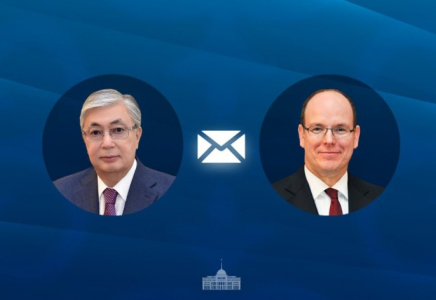 Мемлекет басшысы Монако Князіне құттықтау жеделхатын жолдады