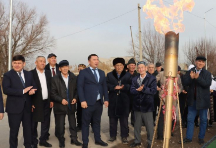 ТҮРКІСТАН: Ордабасыдағы Жусансай ауылы көгілдір отынға қол жеткізді