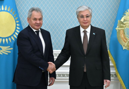 Президент Қасым-Жомарт Тоқаев Ресейдің Қауіпсіздік Кеңесінің хатшысы Сергей Шойгуды қабылдады
