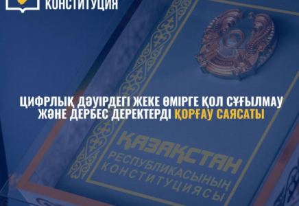 Цифрлық дәуірдегі жеке өмірге қол сұғылмау және дербес деректерді қорғау саясаты - Жаңа конституцияның маңызды кепілдігі