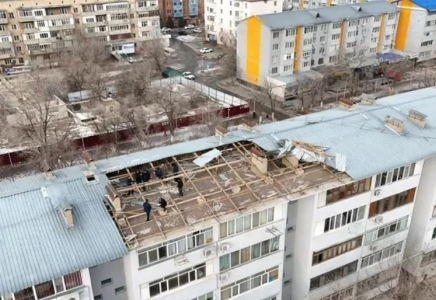 Қонаев қаласында қатты жел салдарынан төтенше жағдай жарияланады