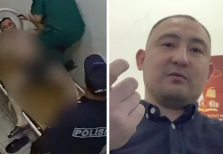 Қазақстандық ер адам полицейлердің күштеп байлап, белгісіз препарат еккенін, артынан есінен танып қалғанын айтып шағымданды