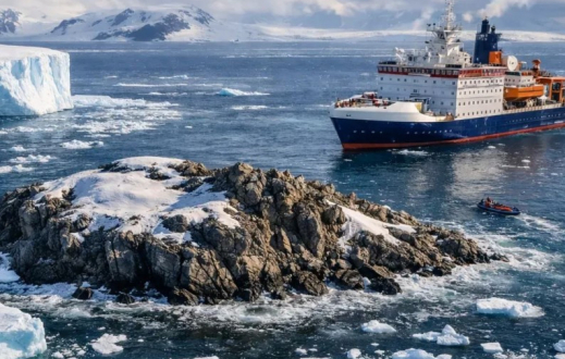 Антарктидада белгісіз арал табылды