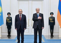 Президент Армения Премьер-министрі Никол Пашинянды Ақордада қарсы алды