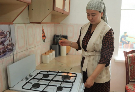 ТҮРКІСТАН: Арыстағы бір елді мекенге газ берілді