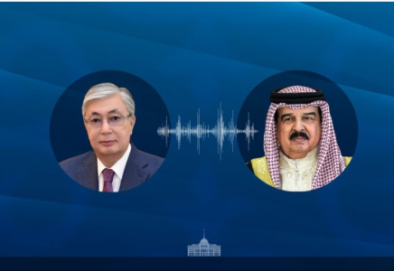 Мемлекет басшысы Бахрейн Королімен телефон арқылы сөйлесті