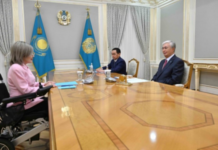 Мемлекет басшысы Адам құқықтары жөніндегі уәкілдің Астана қаласы бойынша өкілі Баян Жалмағанбетованы қабылдады