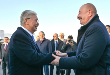 Әзербайжан Президенті Ильхам Әлиев Қазақстанға мемлекеттік сапармен келді