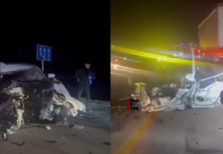 Қозғалтқышы бөлініп кеткен: Алматы облысында жантүршігерлік жол апатынан екі адам қаза тапты