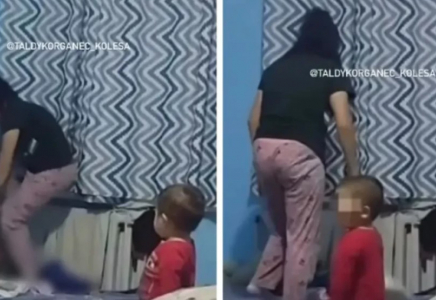 Нұркентте 4 жастағы ұлын аяусыз ұрған әйел қамауға алынды