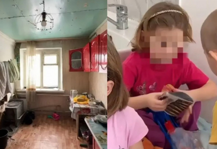 «Прокурорлар алып кетті»: Шортандыда төрт бала ата-анасы бар бола тұра жетім қалды (ВИДЕО)