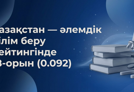 Қазақстан білім беру саласында жаһандық топ-20 қатарына еніп, дамыған жүйелер арасындағы позициясын нығайтып жатыр 