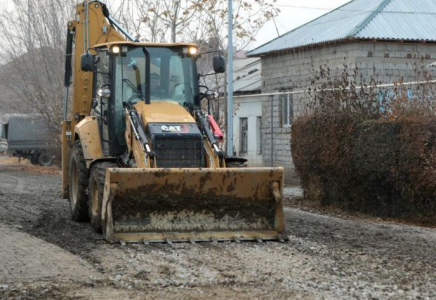 Түркістанда кәріз жүйесі жүргізілген көшелер қайта қалпына келтірілуде