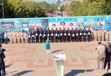 Шымкенттен тағы 27 азамат Отан алдындағы борышын өтеуге аттанды