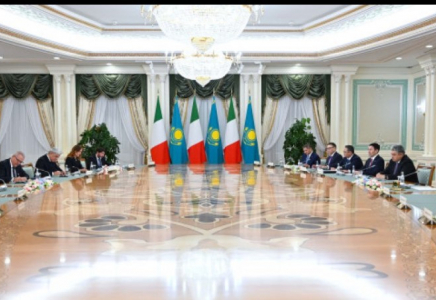 Қазақстан мен Италия президенттері кеңейтілген құрамда келіссөз жүргізді
