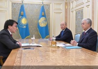 Тоқаев  Бәсекелестікті қорғау және дамыту агенттігінің төрағасы Марат Омаровты қабылдады