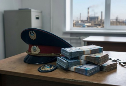 Ақсуда пара алған полицейге 6,6 млн теңге айыппұл салынды