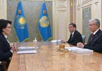 Мемлекет басшысы Еңбек және халықты әлеуметтік қорғау министрі Светлана Жақыпованы қабылдады