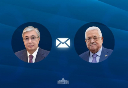 Мемлекет басшысы Палестина Президентіне құттықтау жеделхатын жолдады