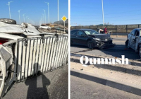 Басы жұлынып кеткен: Қызылордада жантүршігерлік жол апатынан 6 баланың әкесі мерт болды