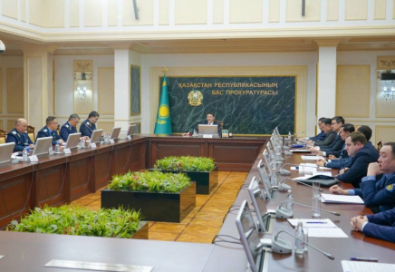 Қазақстан Республикасының Бас Прокуроры Б. Асыловтың төрағалығымен алқа отырысы өткізілді