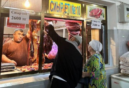 Түркістанда сиыр еті 2600 теңгеден сатылып жатыр