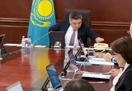 Олжас Бектенов телефонмен сөйлескен соң Үкімет отырысынан шығып кетуге мәжбүр болды