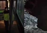 Алматыда автобус жүргізушісіне шабуыл жасалған: видео